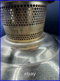 Aladdin 1969-2015 B-2301 Solid Brass Model #23 Kerosene Oil Table Lamp 23 Burner
