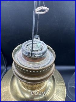 Aladdin 1969-2015 B-2301 Solid Brass Model #23 Kerosene Oil Table Lamp 23 Burner