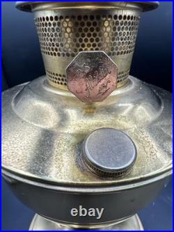 Aladdin 1969-2015 B-2301 Solid Brass Model #23 Kerosene Oil Table Lamp 23 Burner