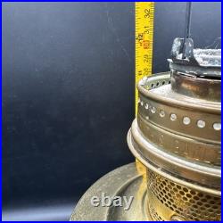 Aladdin 1969-2015 B-2301 Solid Brass Model #23 Kerosene Oil Table Lamp 23 Burner