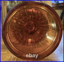 Aladdin 1980 Model 23 Amber Short Lincoln Drape Oil Lamp I'm Told It's Reproduct
