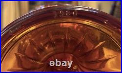 Aladdin 1980 Model 23 Amber Short Lincoln Drape Oil Lamp I'm Told It's Reproduct