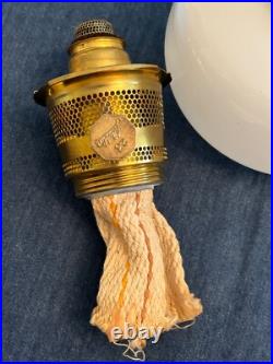 Aladdin 1983 model 23 75th anniversary shelf oil lamp with burner