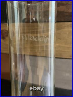 Aladdin # 23 Brass Electric Table Lamp with Case Glass Signed Shade