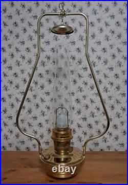 Aladdin 23 Hanging Kerosene Lamp With Chimney And Mantle New Wick