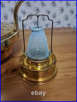 Aladdin 23 Hanging Kerosene Lamp With Chimney And Mantle New Wick