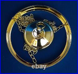 Aladdin 23 Lamp Brass Hanging Chain Set # P449916 NOS FREE Worldwide Shipping