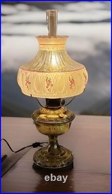 Aladdin 23 No 11 Oil Lamp Electrified With Aladdin Globe & Chimney