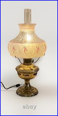 Aladdin 23 No 11 Oil Lamp Electrified With Aladdin Globe & Chimney