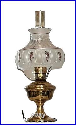 Aladdin 23 No 11 Oil Lamp Electrified With Aladdin Globe & Chimney