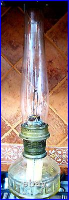 Aladdin #23(Pat. # 3551086) Lantern withAladdin LOX-N Straight Chimney & Glass Base
