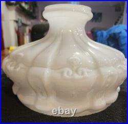 Aladdin 401 Glass Oil Kerosene Lamp Shade Beautifully Ornate 10