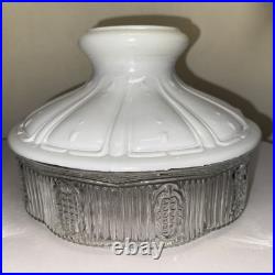 Aladdin 501-11 Kerosene Oil Lamp Glass Shade 10 Fitter Original Vintage Antique