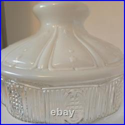 Aladdin 501 Kerosene Oil Lamp Glass Shade 10 Fitter Original Vintage Antique