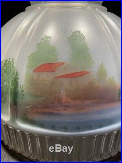 Aladdin 616S Gristmill Antique Oil Kerosene Hanging Mantle Lamp Shade