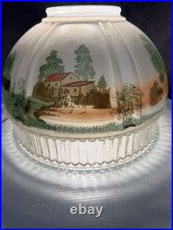 Aladdin 616s Shade Hanging Oil Lamp Cabin Painted Original