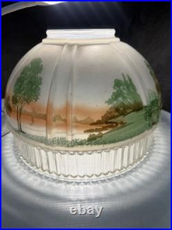 Aladdin 616s Shade Hanging Oil Lamp Cabin Painted Original