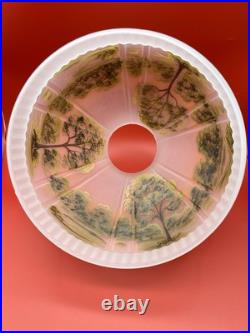 Aladdin 70th Anniversary Reverse Painted Model 23 LE Frosted Lamp Oil & Electric