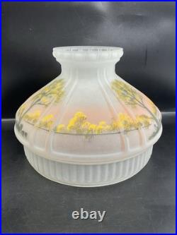 Aladdin 70th Anniversary Reverse Painted Model 23 LE Frosted Oil Kerosene Lamp