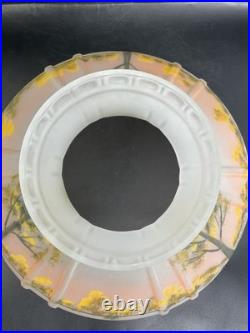 Aladdin 70th Anniversary Reverse Painted Model 23 LE Frosted Oil Kerosene Lamp