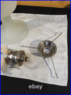 Aladdin 70th Anniversary Reverse Painted Model 23 LE Frosted Oil Kerosene Lamp