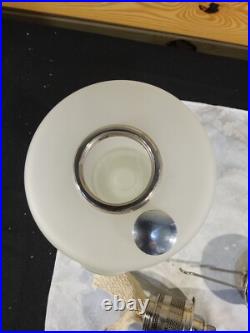 Aladdin 70th Anniversary Reverse Painted Model 23 LE Frosted Oil Kerosene Lamp