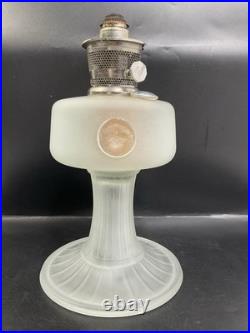 Aladdin 70th Anniversary Reverse Painted Model 23 LE Frosted Oil Kerosene Lamp