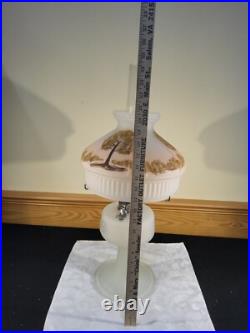 Aladdin 70th Anniversary Reverse Painted Model 23 LE Frosted Oil Kerosene Lamp