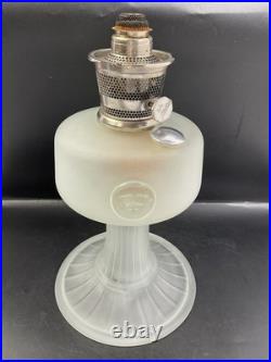 Aladdin 70th Anniversary Reverse Painted Model 23 LE Frosted Oil Kerosene Lamp