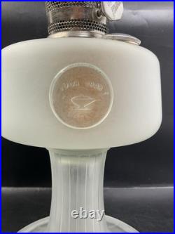 Aladdin 70th Anniversary Reverse Painted Model 23 LE Frosted Oil Kerosene Lamp