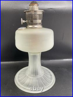 Aladdin 70th Anniversary Reverse Painted Model 23 LE Frosted Oil Kerosene Lamp