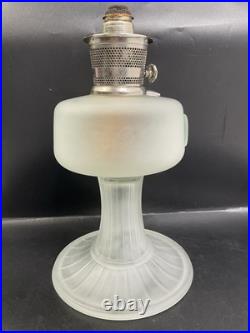 Aladdin 70th Anniversary Reverse Painted Model 23 LE Frosted Oil Kerosene Lamp