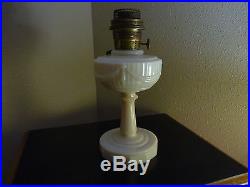 Aladdin Alacite B75 Tall Lincoln Drape Glass Kerosene Lamp LOC Nu Type Model B