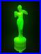 Aladdin Alacite G16 NuType Figural Nude Woman Table Lamp Base Deco Uranium Glass