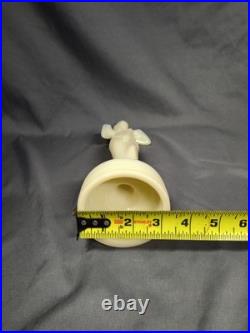 Aladdin Alacite G16 NuType Figural Nude Woman Table Lamp Base Deco Uranium Glass