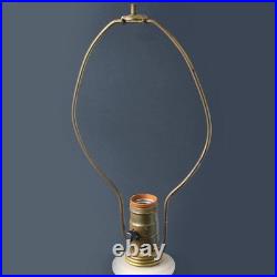 Aladdin Alacite Glass Table Lamp Celadon Green Ivory Art Deco 1940s Original