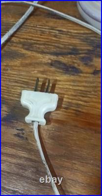 Aladdin Alacite Glass Table Lamp with Peach Lustre finish