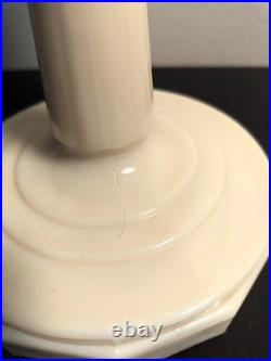 Aladdin Alacite Lincoln Drape Mantle Oil Lamp with Cherub Shade, Model B Burner