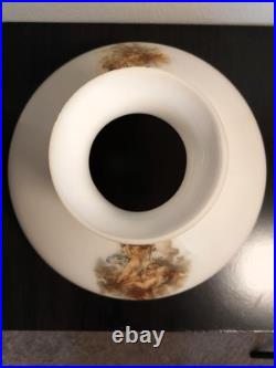 Aladdin Alacite Lincoln Drape Mantle Oil Lamp with Cherub Shade, Model B Burner