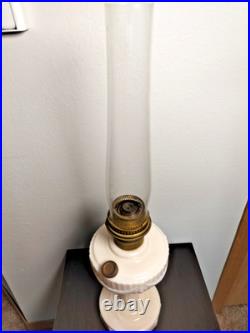 Aladdin Alacite Lincoln Drape Oil Lamp Model B Chicago Burner No Shade 1933-49