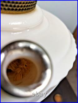 Aladdin Alacite Lincoln Drape Oil Lamp Model B Chicago Burner No Shade 1933-49