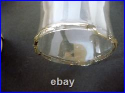 Aladdin Alacite Lincoln Draper Oil Kerosene Lamp With Chimney Vintage