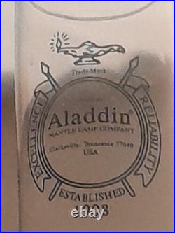 Aladdin Alacite Lincoln Vintage Drape kerosene lamp