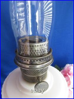 Aladdin Alacite Oil Lamp Lincoln Drape Model B Nu Type Burner Aladdin Chimney26