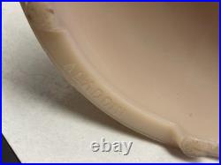 Aladdin Alacite Pink Table Lamp with Finial 1940's 30 Electric Art Deco