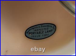 Aladdin Alacite Pink Table Lamp with Finial 1940's 30 Electric Art Deco