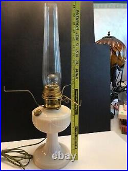 Aladdin Alacite Short Lincoln Drape, Electric 3-Way Light, Flouresces! (2)