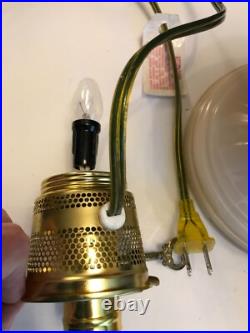 Aladdin Alacite Short Lincoln Drape, Electric 3-Way Light, Flouresces! (2)