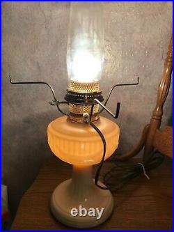 Aladdin Alacite Short Lincoln Drape, Redone Electric 3-Way Light, Flouresces