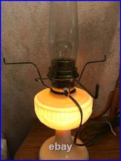 Aladdin Alacite Short Lincoln Drape, Redone Electric 3-Way Light, Flouresces